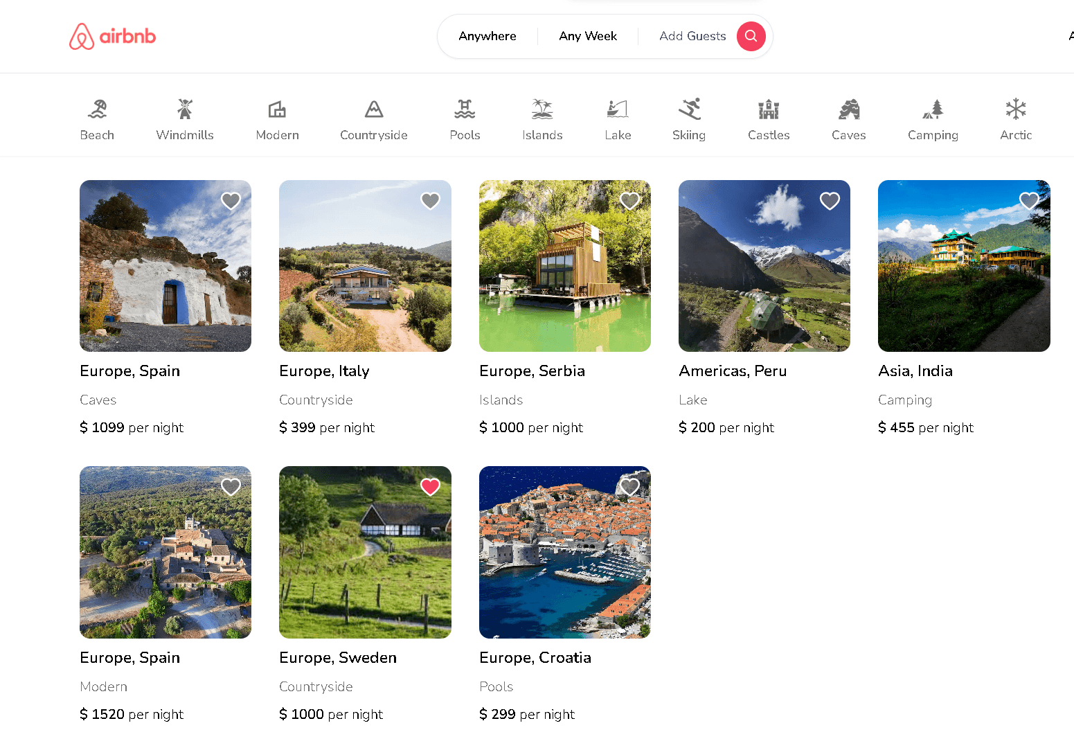 Airbnb Clone